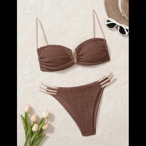 Brown Bikini Set